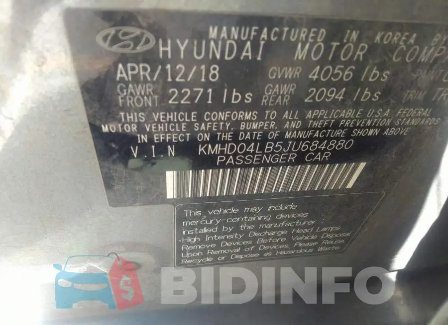 KMHD04LB5JU684880 Photo# 9