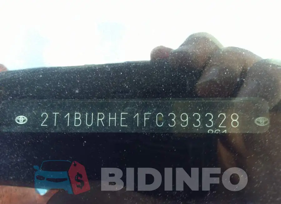 2T1BURHE1FC393328 Photo# 9