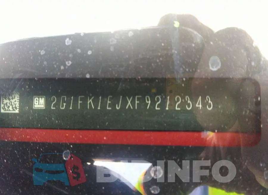 2G1FK1EJXF9212343 Photo# 9