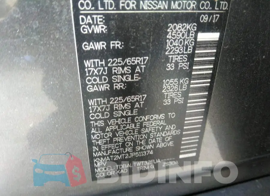 KNMAT2MT2JP511374 Photo# 9