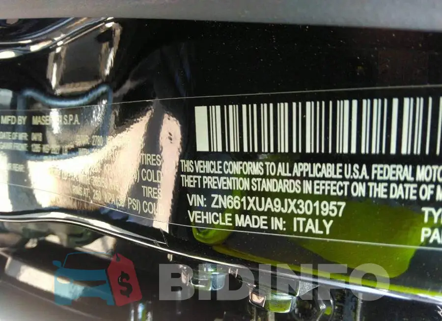 ZN661XUA9JX301957 Photo# 9