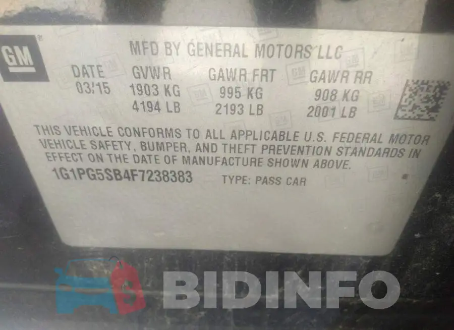 1G1PG5SB4F7238383 Photo# 9