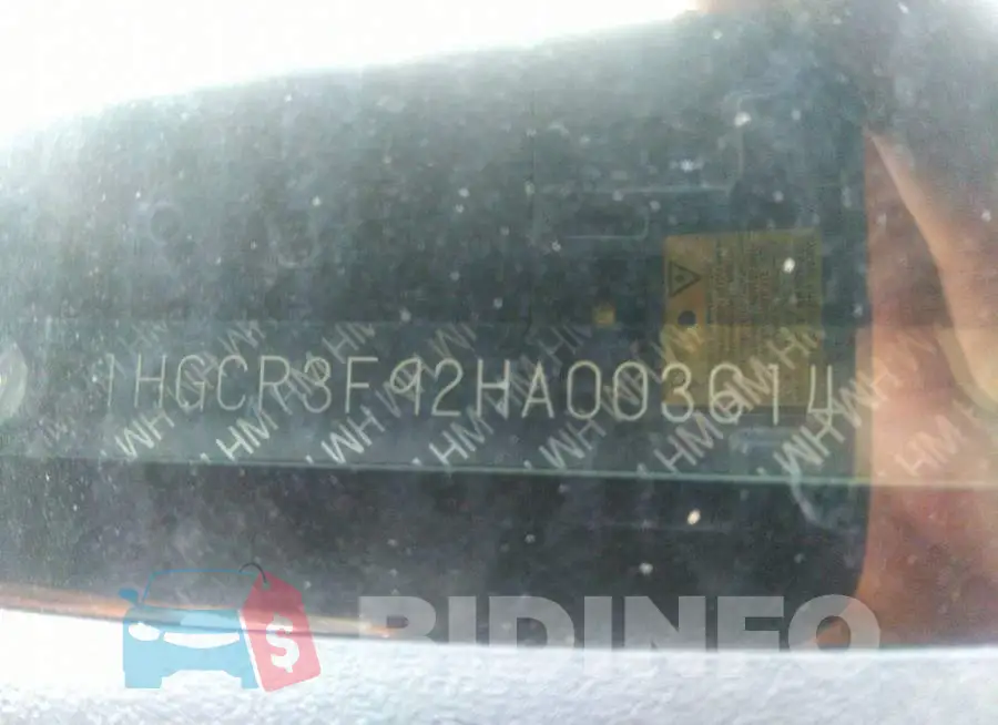 1HGCR3F92HA003614 Photo# 9