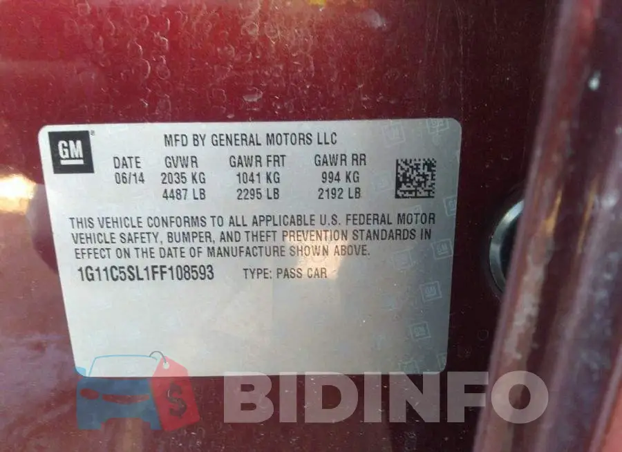 1G11C5SL1FF108593 Photo# 9