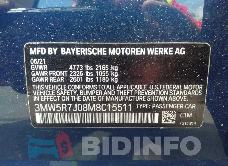 3MW5R7J08M8C15511 Photo# 9