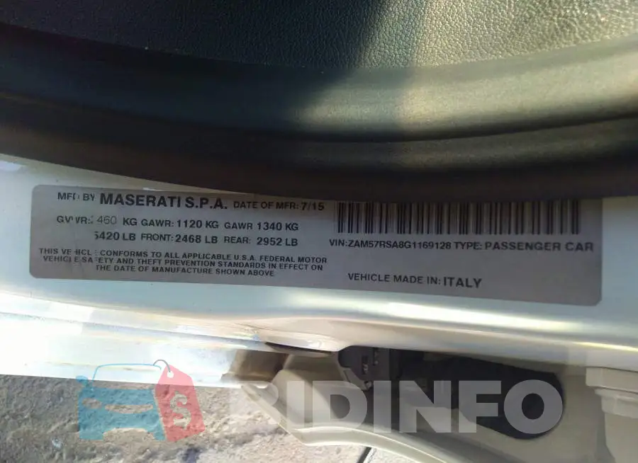 ZAM57RSA8G1169128 Photo# 9