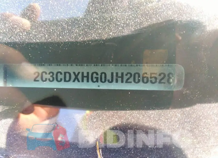 2C3CDXHG0JH206528 Photo# 9