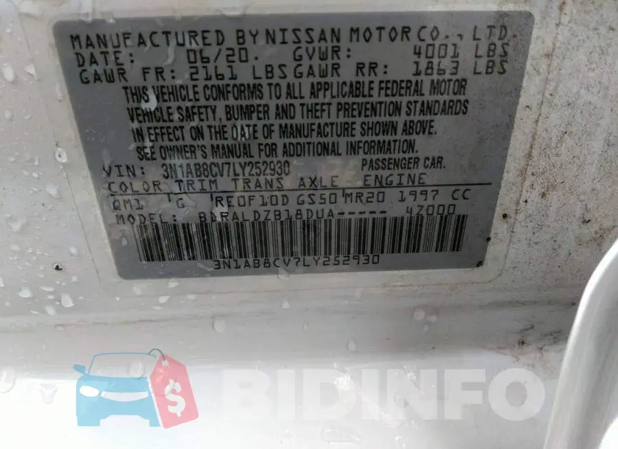 3N1AB8CV7LY252930 Photo# 9