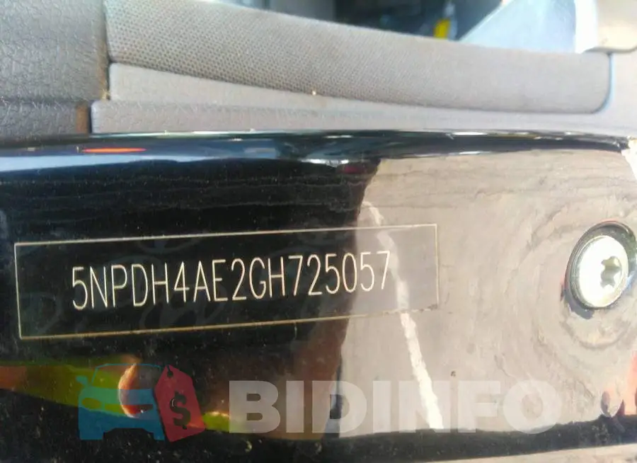 5NPDH4AE2GH725057 Photo# 9