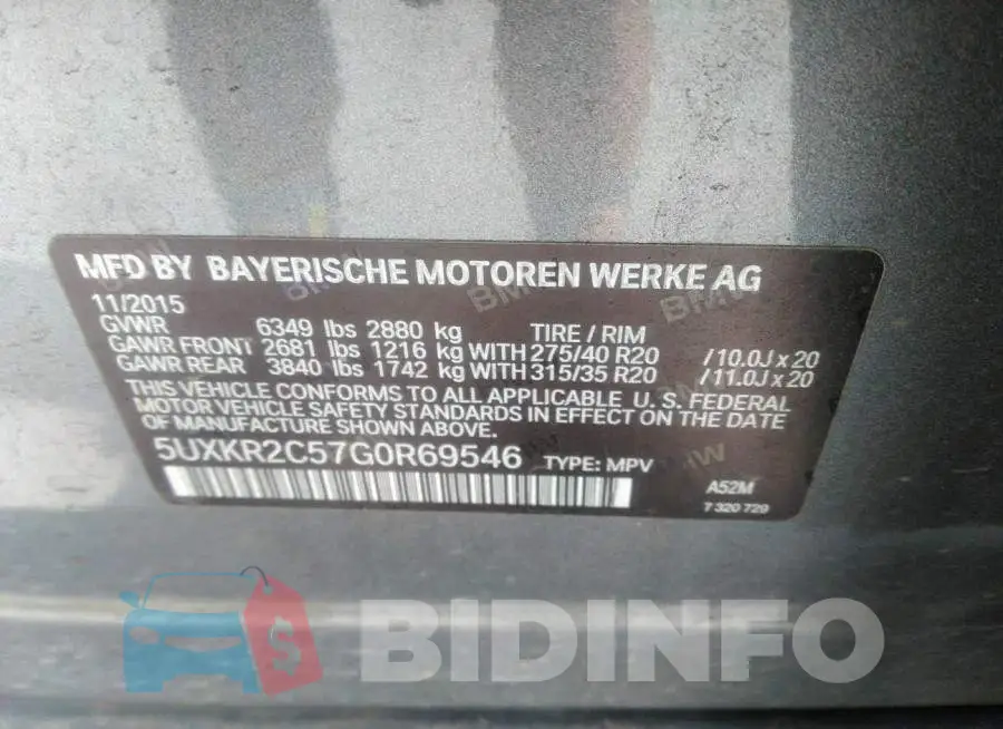 5UXKR2C57G0R69546 Photo# 9