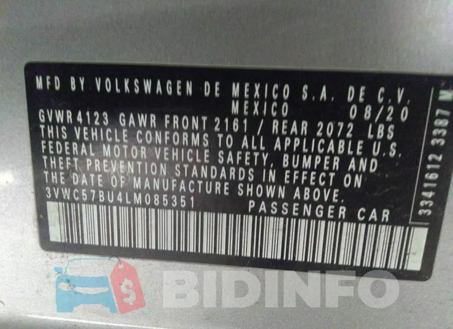 3VWC57BU4LM085351 Photo# 9
