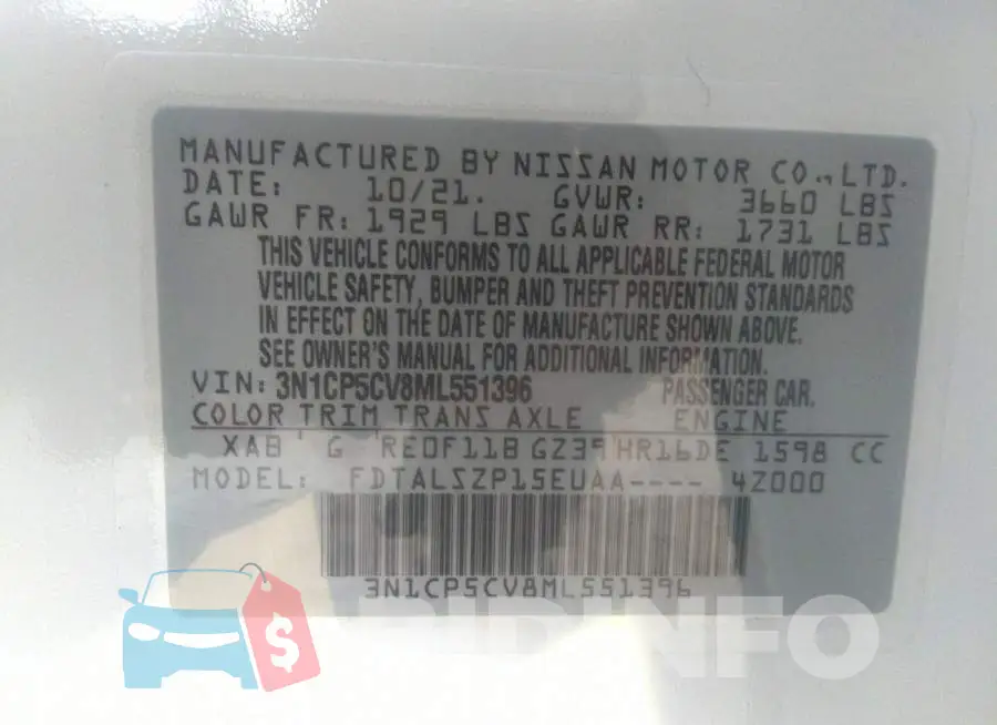 3N1CP5CV8ML551396 Photo# 9