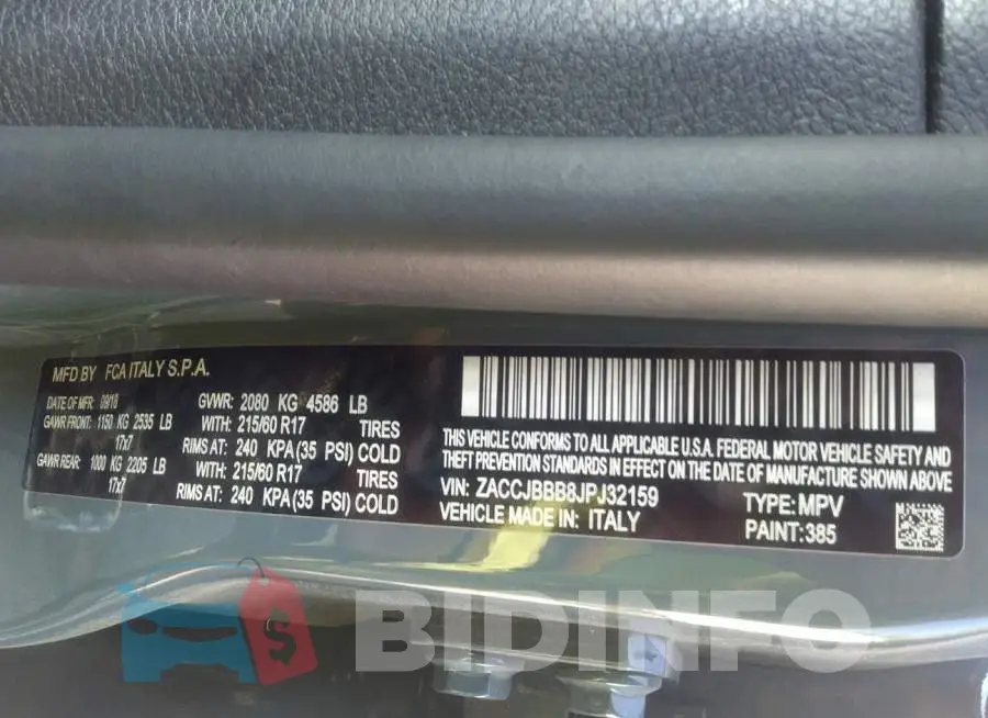 ZACCJBBB8JPJ32159 Photo# 9