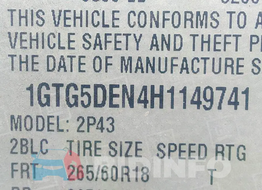 1GTG5DEN4H1149741 Photo# 9