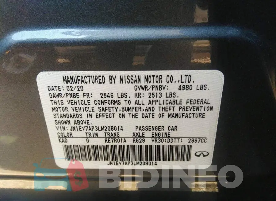 JN1EV7AP3LM208014 Photo# 9