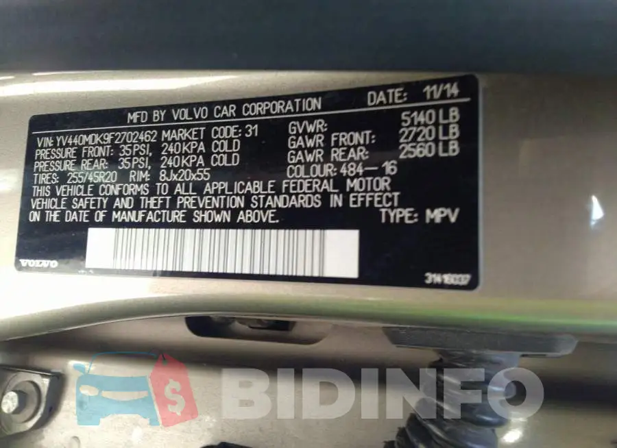 YV440MDK9F2702462 Photo# 9