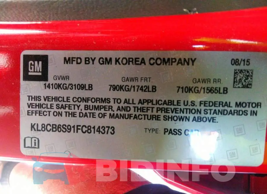 KL8CB6S91FC814373 Photo# 9