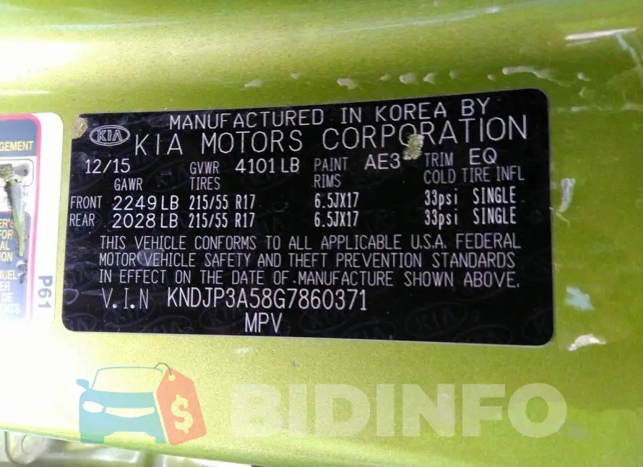 KNDJP3A58G7860371 Photo# 9