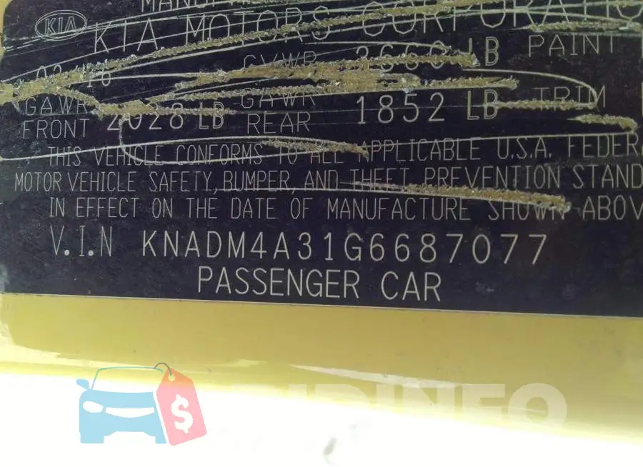 KNADM4A31G6687077 Photo# 9