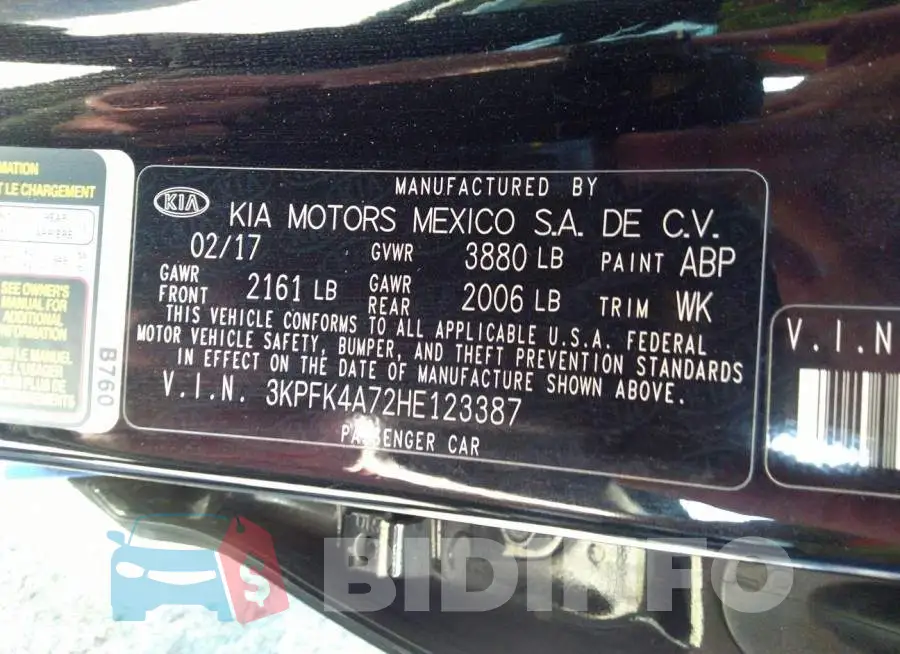 3KPFK4A72HE123387 Photo# 9