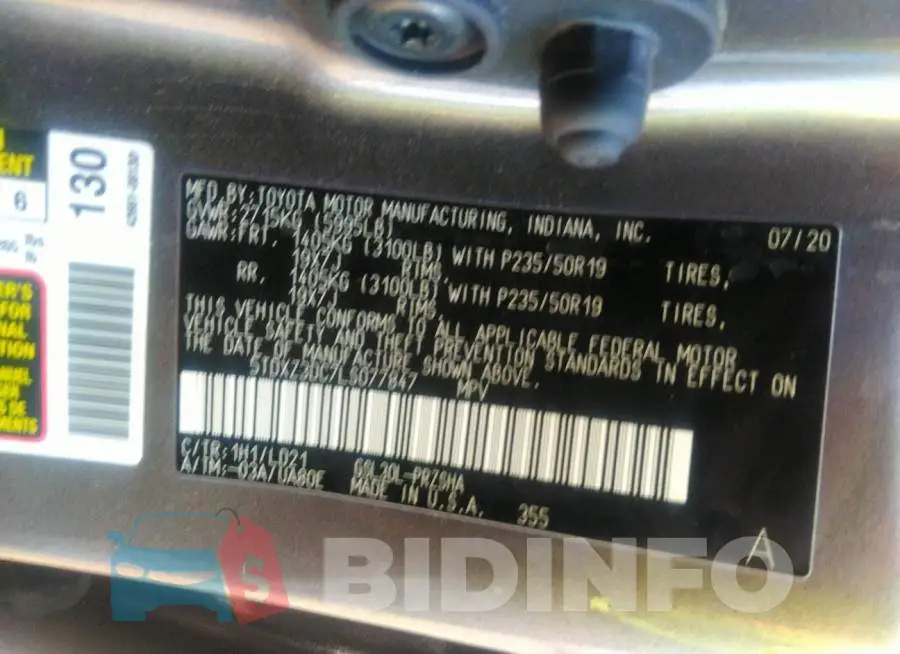 5TDXZ3DC7LS077847 Photo# 9