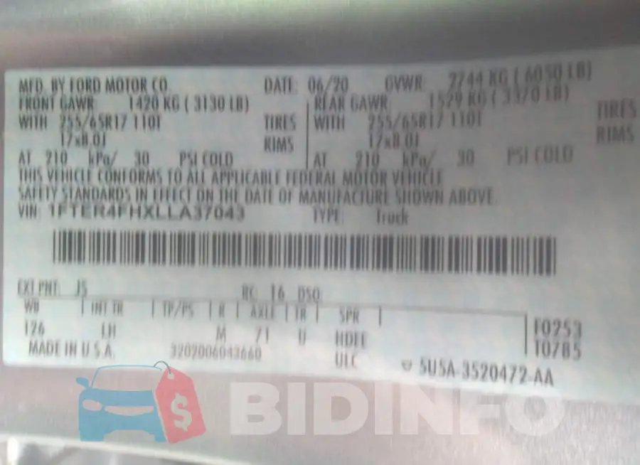 1FTER4FHXLLA37043 Photo# 9