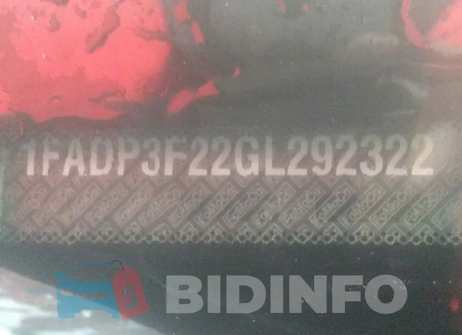 1FADP3F22GL292322 Photo# 9