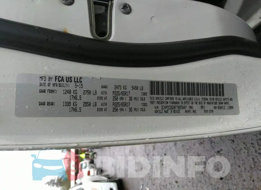 3C4PDCBG9FT697047 Photo# 9