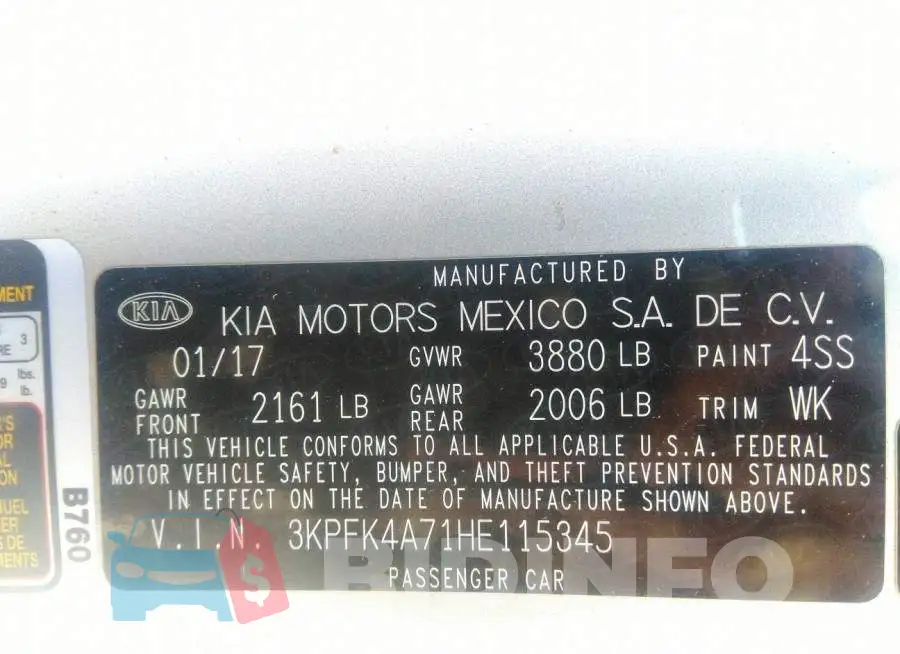 3KPFK4A71HE115345 Photo# 9