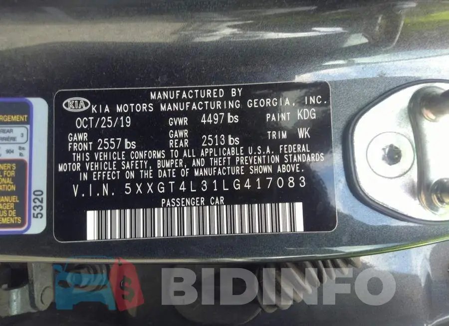 5XXGT4L31LG417083 Photo# 9