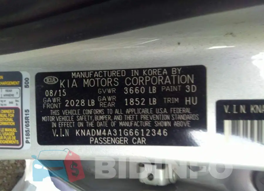 KNADM4A31G6612346 Photo# 9