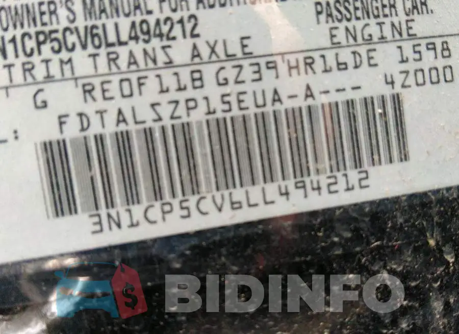 3N1CP5CV6LL494212 Photo# 9