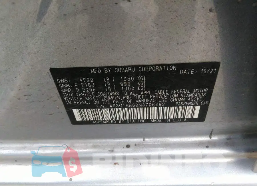 4S3GTAB69N3706483 Photo# 9