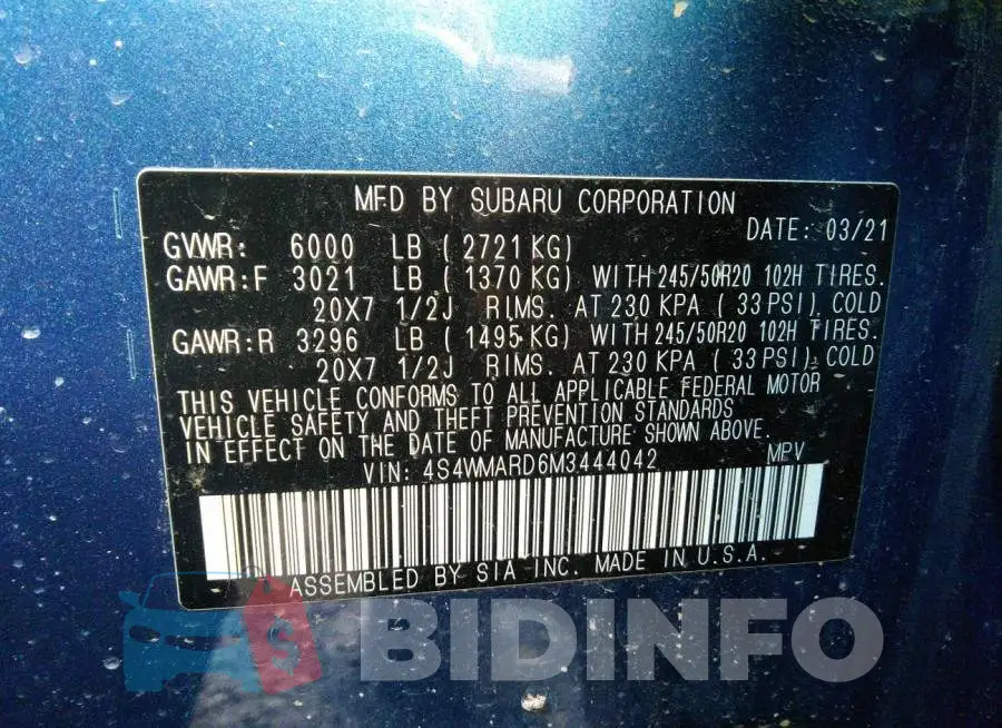4S4WMARD6M3444042 Photo# 9