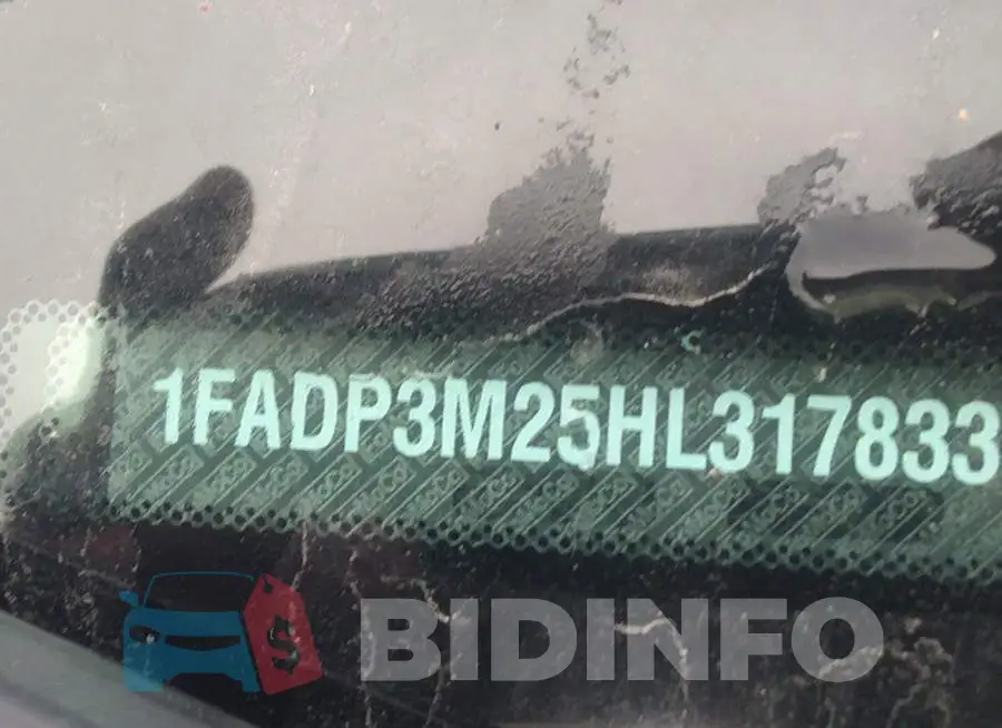 1FADP3M25HL317833 Photo# 9