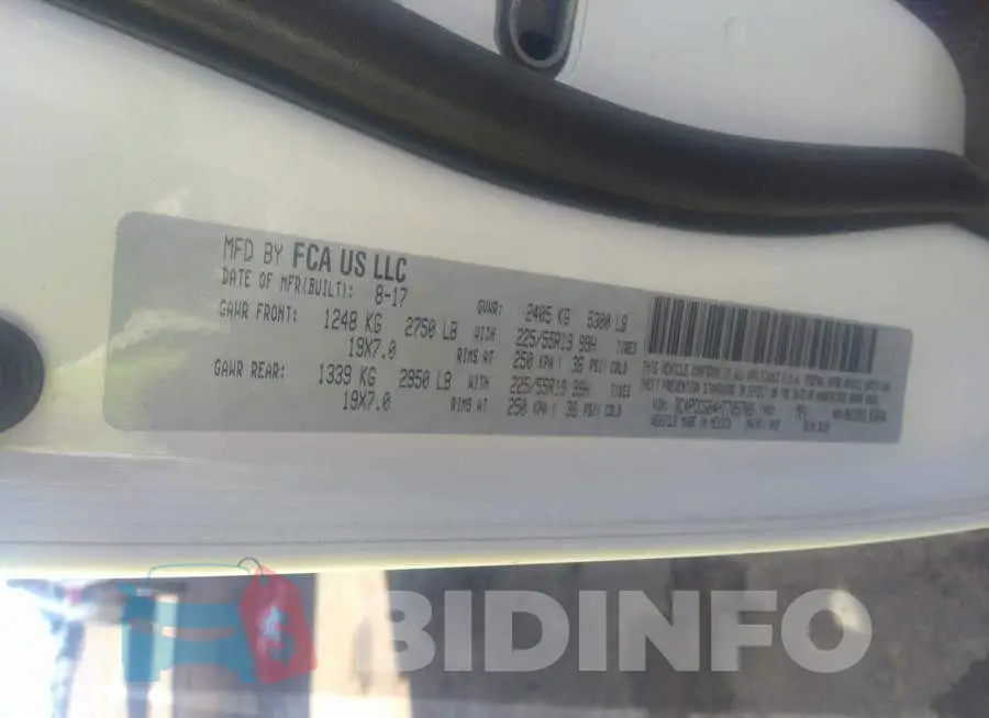 3C4PDCGB4HT705703 Photo# 9