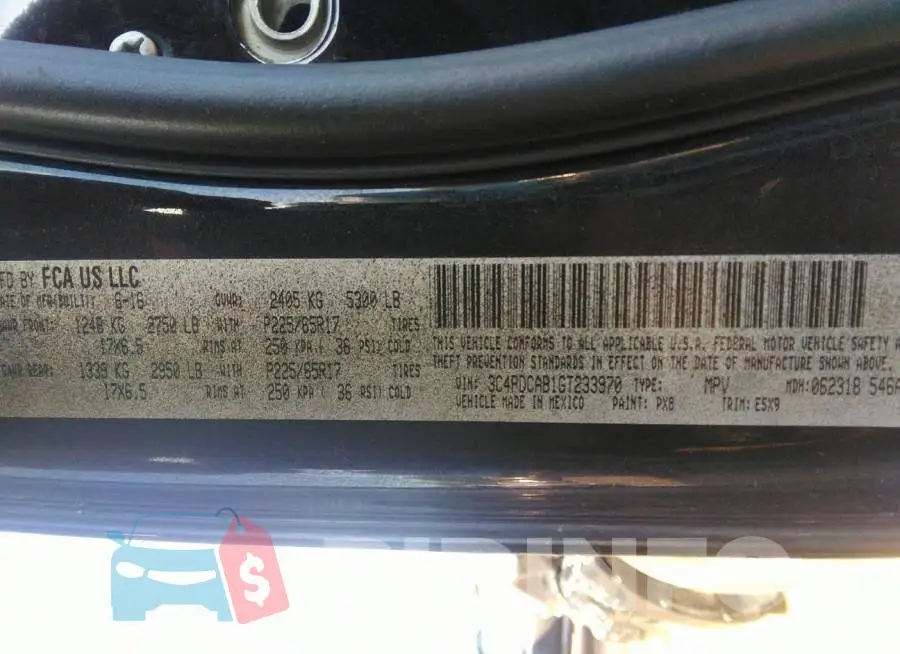 3C4PDCAB1GT233970 Photo# 9