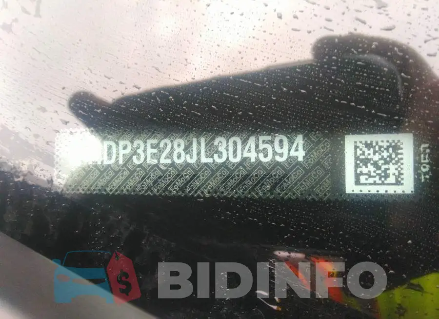 1FADP3E28JL304594 Photo# 9
