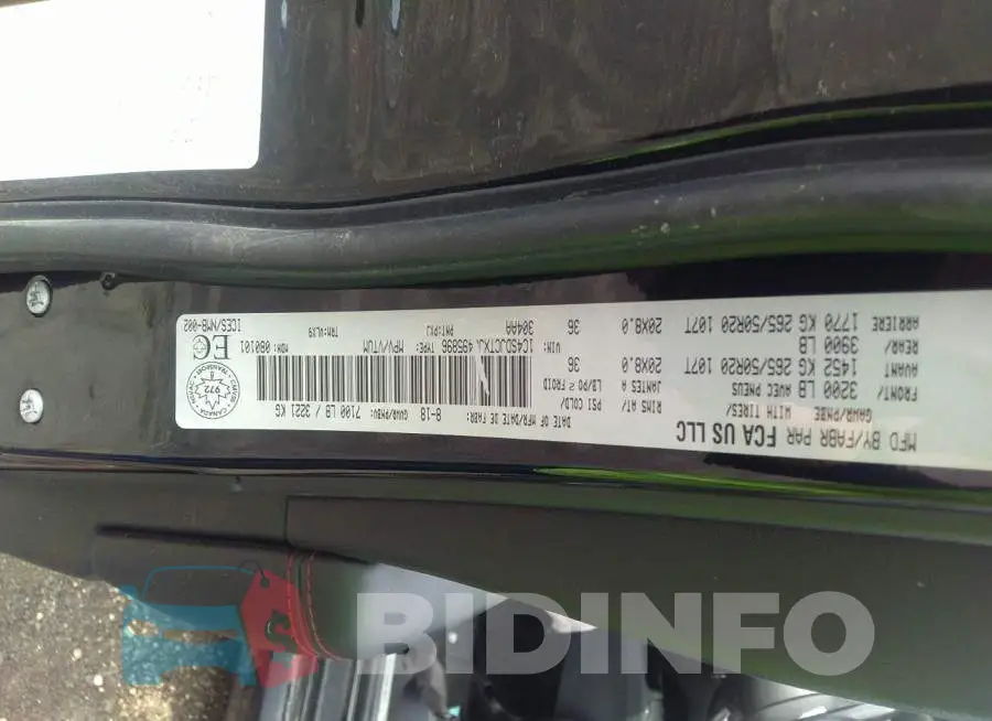 1C4SDJCTXJC495896 Photo# 9