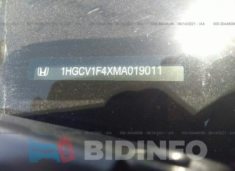 1HGCV1F4XMA019011 Photo# 9