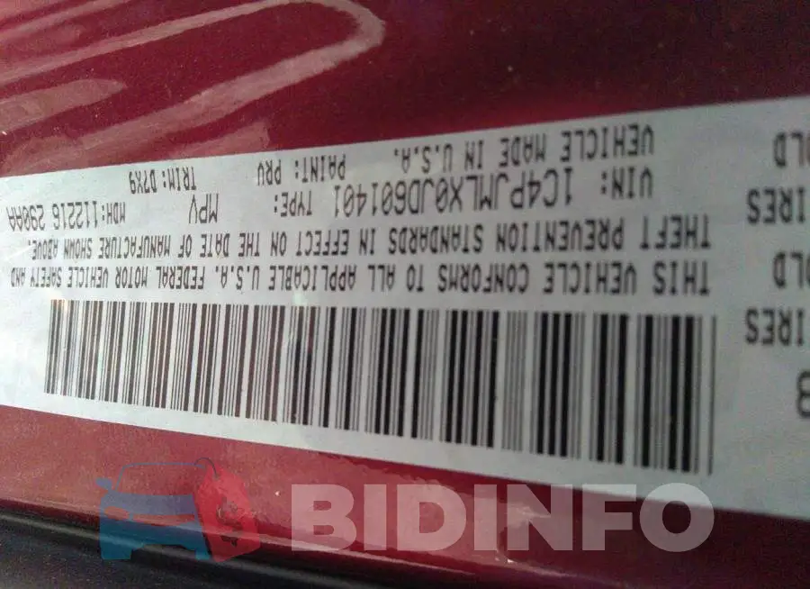 1C4PJMLX0JD601401 Photo# 9