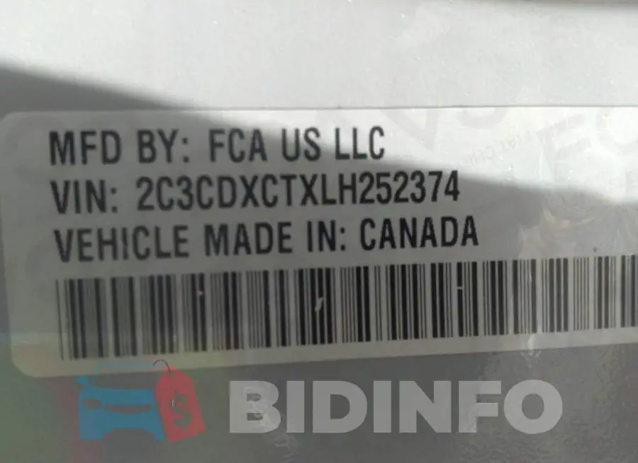 2C3CDXCTXLH252374 Photo# 9