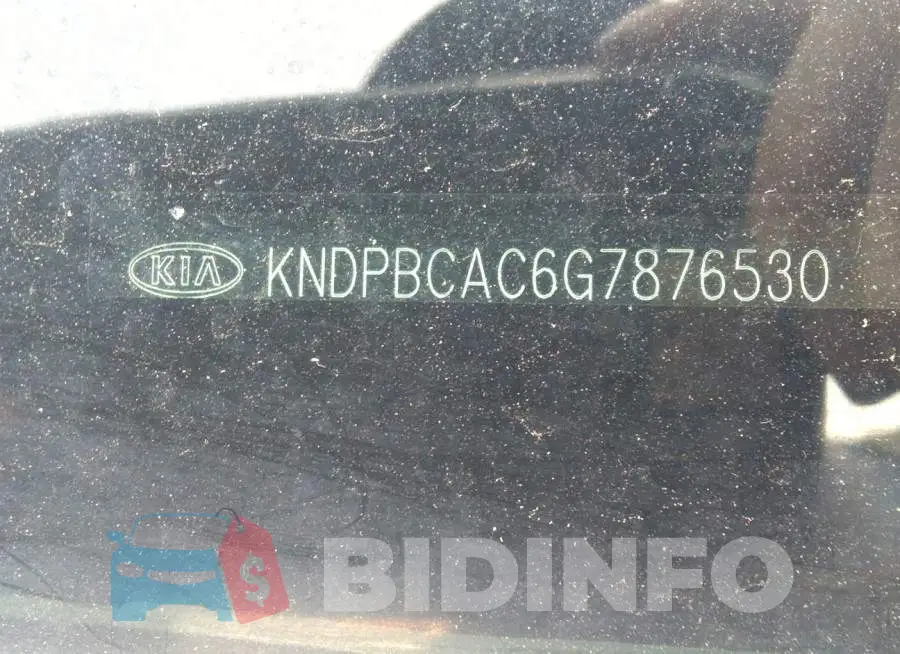 KNDPBCAC6G7876530 Photo# 9