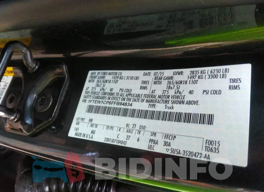 1FTEW1CP6FFB94834 Photo# 9