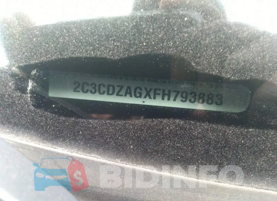 2C3CDZAGXFH793883 Photo# 9