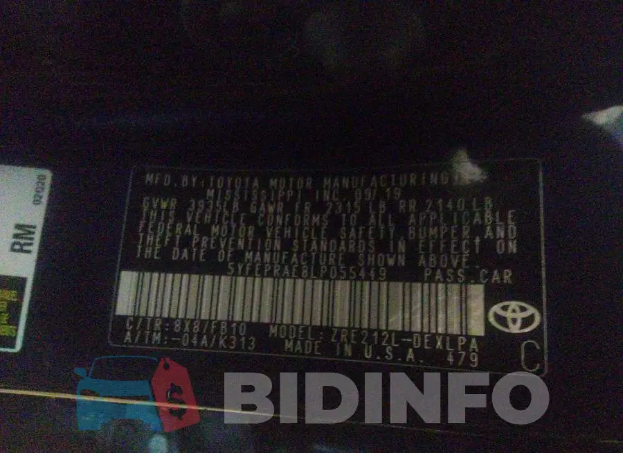 5YFEPRAE8LP055449 Photo# 9