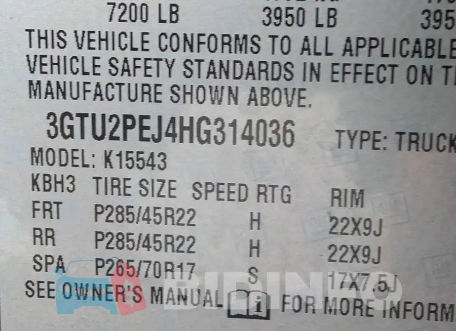 3GTU2PEJ4HG314036 Photo# 9
