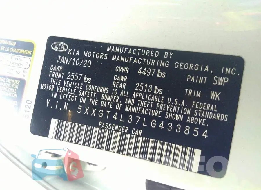 5XXGT4L37LG433854 Photo# 9