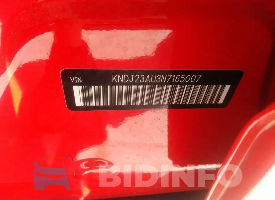 KNDJ23AU3N7165007 Photo# 9