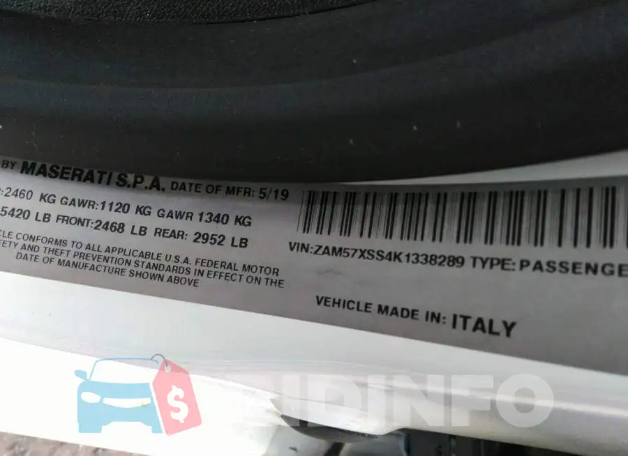 ZAM57XSS4K1338289 Photo# 9